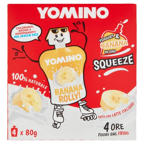 Yogurt e Banana da Bere, 4x80 g